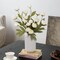 6 PCS Artificial Peony Flowers with Long Stems, Faux Silk Peony Branches for Vase, 27" Cream Fake Peonies Bulk for DIY Bouquets, Wedding Centerpieces, Home Decor, Bridal Shower Decorations
